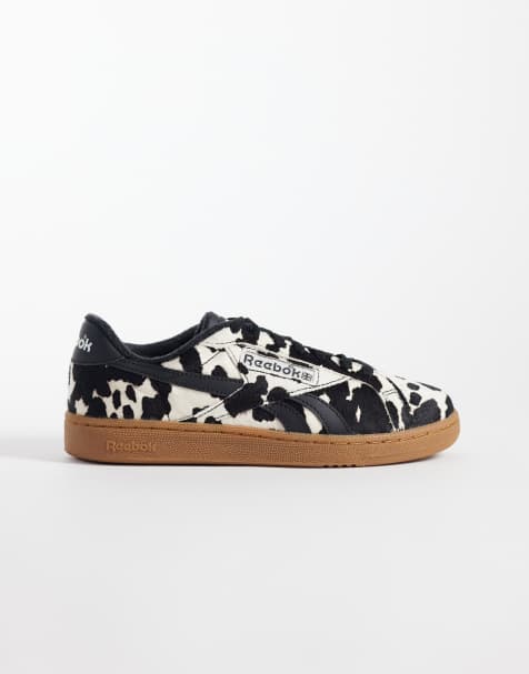 Reebok Club C UK sneakers in cow print - view 1
