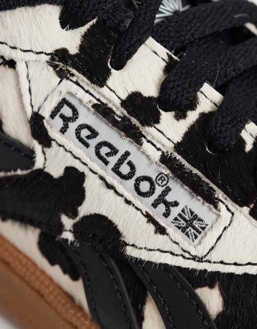 Reebok Club C UK sneakers in cow print, 4 of 5