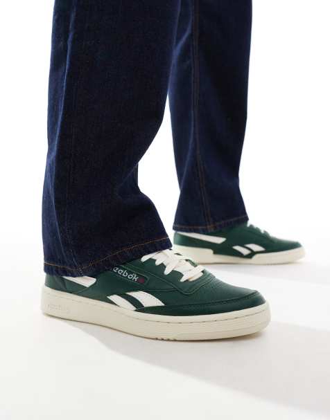 Reebok club c vintage revenge sneakers in green - view 1
