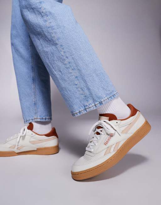 Reebok club C vintage revenge sneakers in white ASOS
