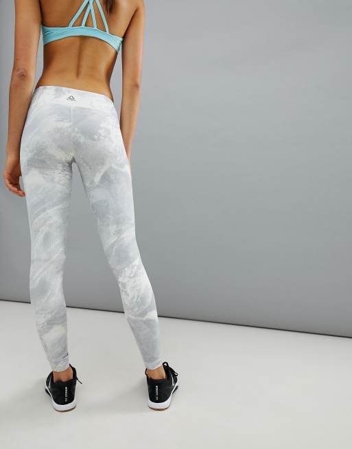 reebok marble leggings