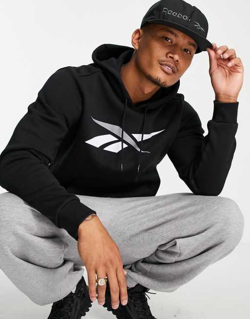 Reebok - Core - Sort hættetrøje med stort logo