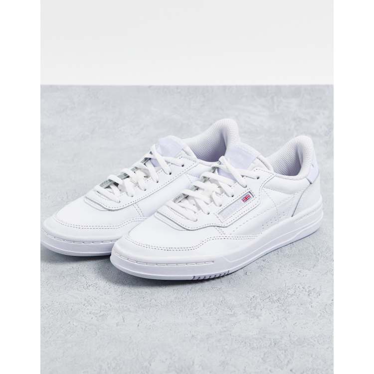 Reserve Spijsverteringsorgaan Overtreffen Reebok Court Peak sneakers in white and lilac | ASOS