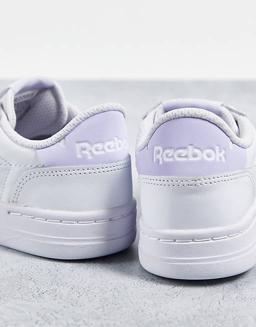 Corredor negativo veredicto Reebok Court Peak sneakers in white and lilac | ASOS