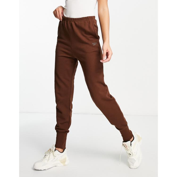 Reebok joggers 2025 womens brown