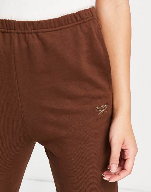 Reebok joggers on sale womens brown