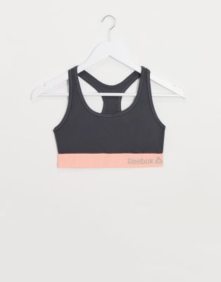 Reebok crop top in grey Grey