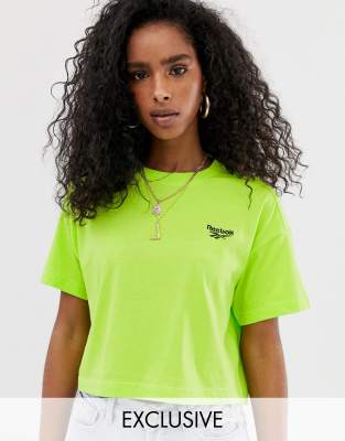 lime green reebok shirt