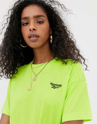 lime green reebok shirt