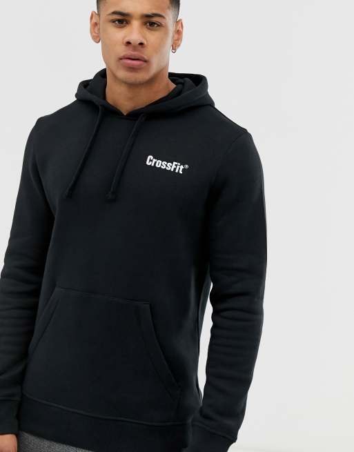 Reebok crossfit hoodie mens on sale black