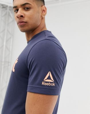 Reebok Crossfit logo t-shirt in navy | ASOS