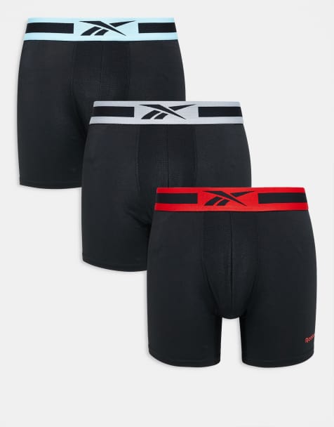 Reebok Dane medium length trunks in black - view 1