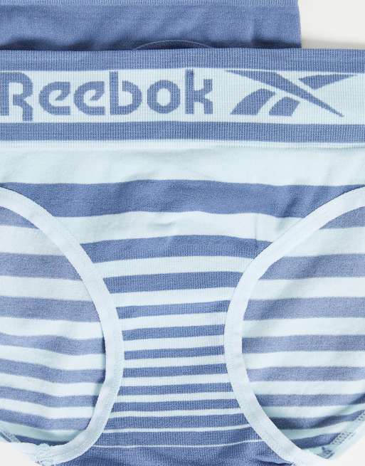 Reebok – Daris – Blå trosor i seamless modell, 2-pack, 3 av 4