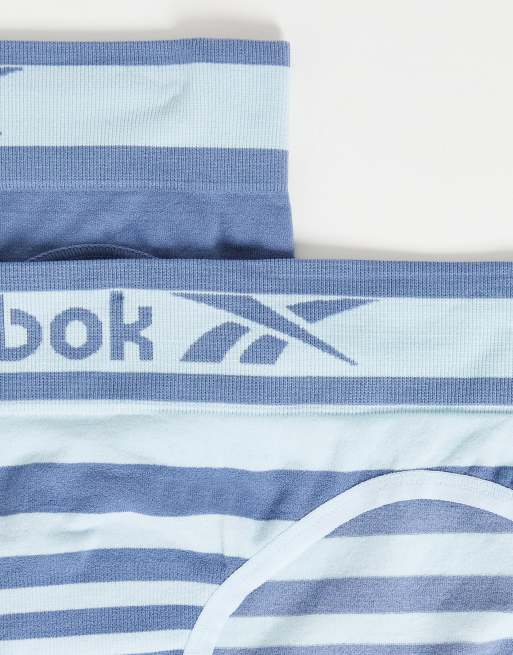 Reebok – Daris – Blå trosor i seamless modell, 2-pack, 4 av 4