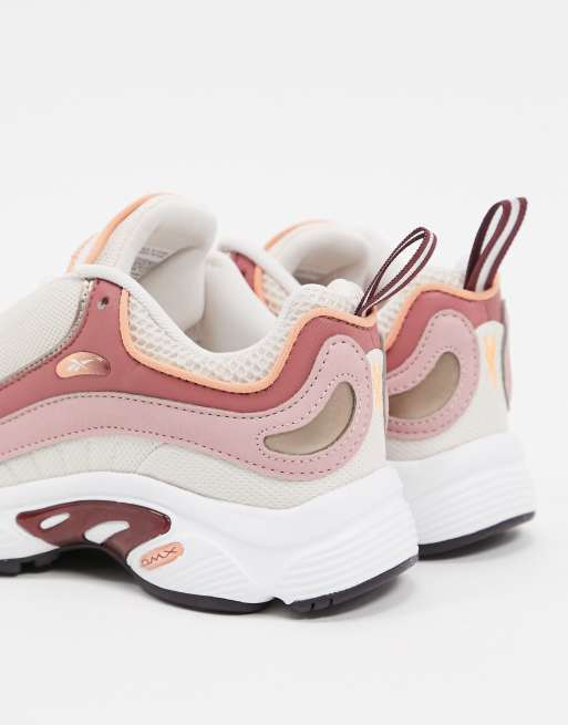 Reebok bianche clearance e rosa