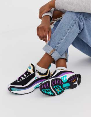 Reebok Daytona DMX trainers in purple 