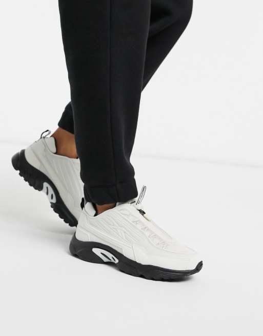 Reebok DMX 2K trainers in white and silver ASOS