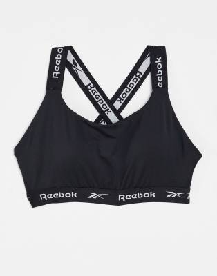 Reebok dollie crop top in black