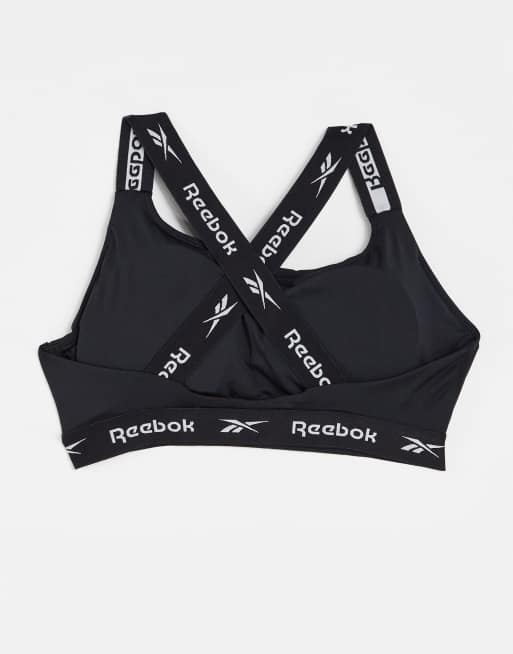 Reebok - Dollie - Crop top nero, 3 di 4