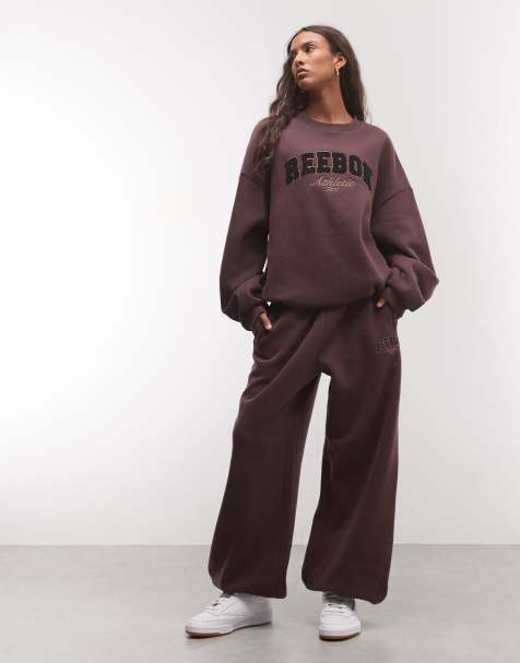 Reebok Elevated Athletic jogger coupe décontractée à bas ouvert marron - view 1