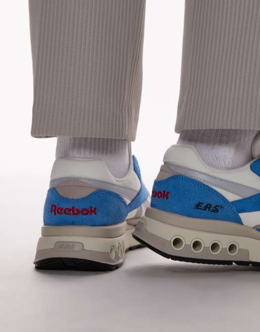 Reebok ERS World trainers in blue and white ASOS