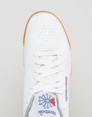 reebok ex o fit gum trainers in white