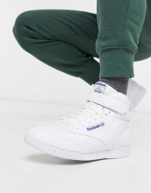 White reebok deals high tops