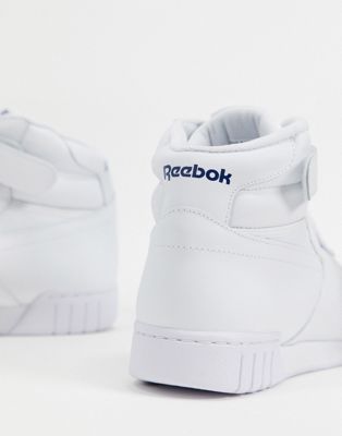 reebok classic exofit hi high top trainers white