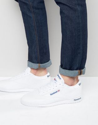 Reebok Ex-o-fit leather sneakers in white ar3169 | ASOS