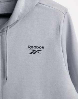 felpa reebok senza zip