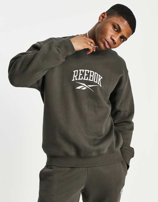 Felpa reebok marroni hotsell