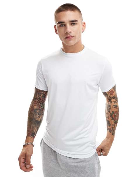 Reebok fitted clancy 2 pack tshirt in black and white - view 1