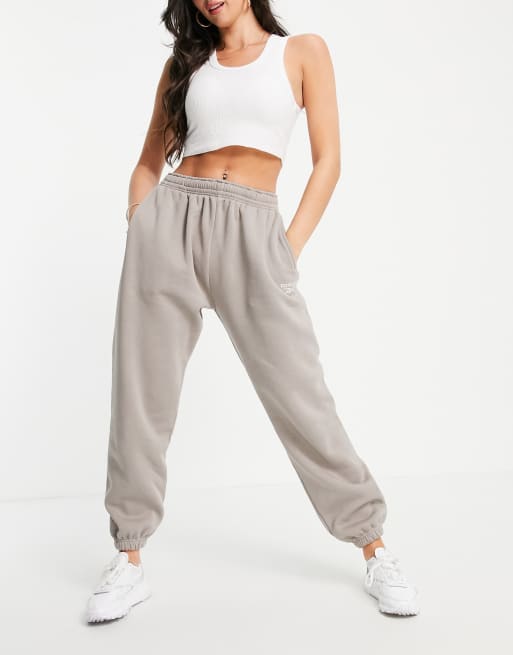 Reebok Womens' Cozy Fleece Jogger Sweatpants with Pockets