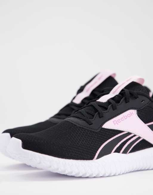 Reebok Flexagon energy 2.0 training sneakers in black and pink ASOS