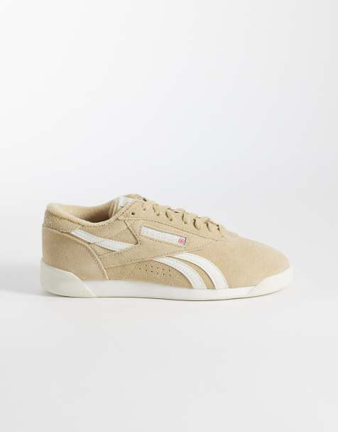 Reebok – Freestyle Lo – Beige sneakers för kvinnor - view 1
