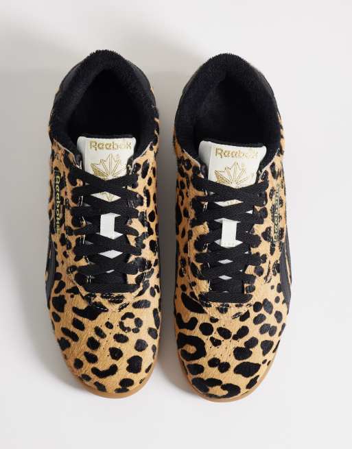 Reebok Freestyle Lo sneakers in cheetah print, 3 of 5