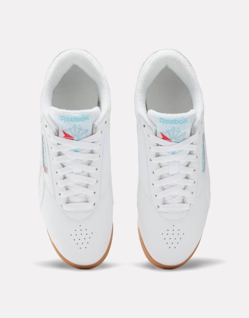 Reebok – Freestyle Lo Womens – Vita sneakers med gummisula för kvinnor, 2 av 4