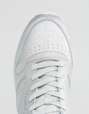 sparkle white reebok sneakers