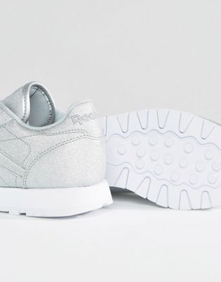 sparkle white sneakers reebok