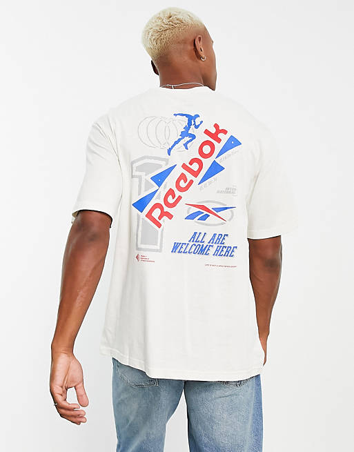 Reebok graphic t-shirt in white | ASOS
