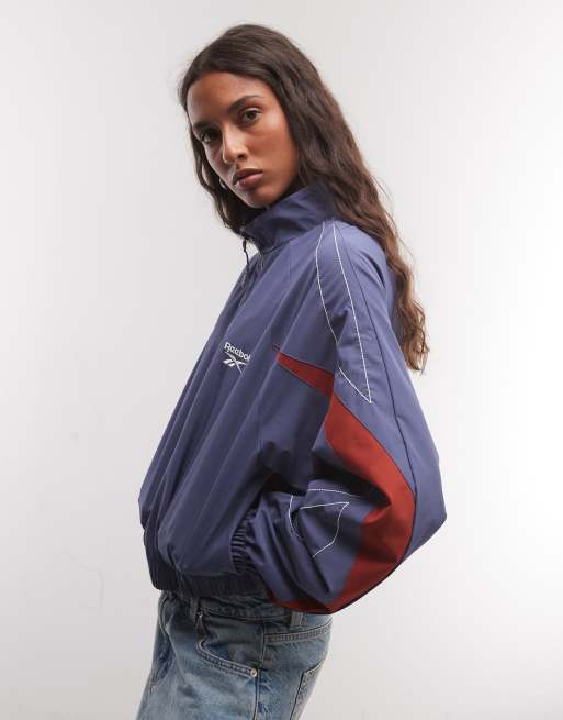 Reebok Heritage Vector giacca della tuta blu, 3 di 4