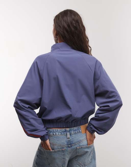 Reebok Heritage Vector track top in blue, 4 of 4