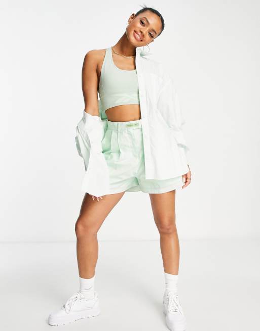 Reebok high best sale waisted shorts