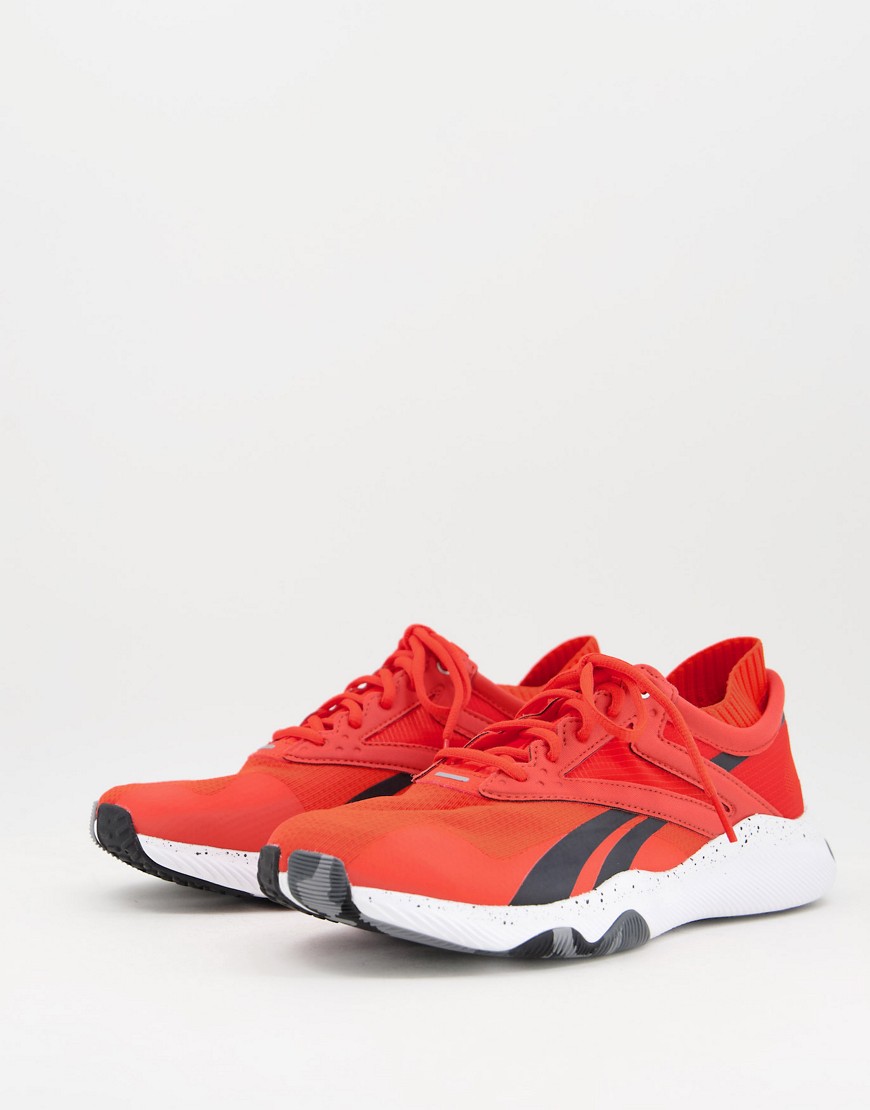 Reebok HIIT sneakers in dynamic red