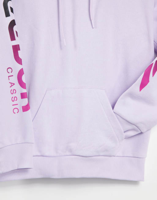 Reebok hoodie in lilac with vector arm detail, 4 of 4