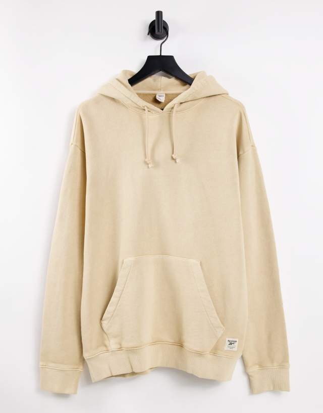 Reebok hoodie in sepia