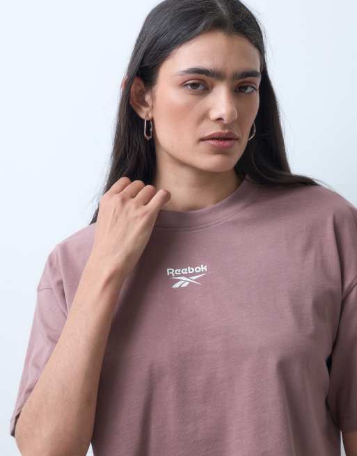 Reebok - ID - T-shirt court coupe carrée - Marron, 2 de 5