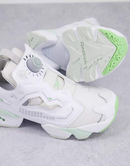 Reebok Insta Pump Fury trainers in off white ASOS