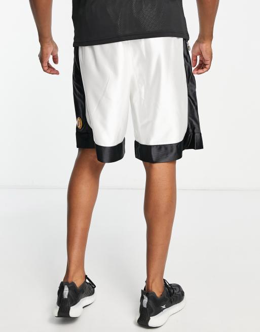 Reebok Iverson basketball shorts in white ASOS