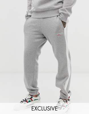 grey reebok joggers